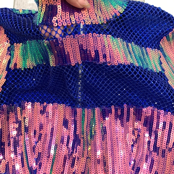 Sequin Mini Dress small - Picture 4 of 8